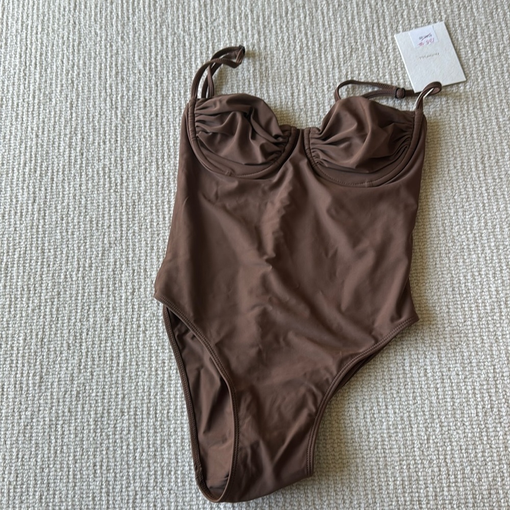 Faithfull Gabriela one piece cocoa